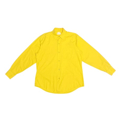 【USED】90's agnès b. homme Yellow Long-Sleeve Shirt Made in France