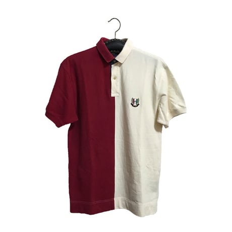 【USED】90'S TOMMY HILFIGER BICOLOR POLO SHIRT