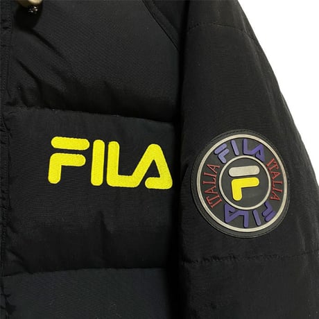 【USED】90'S  FILA HOODED DOWN JACKET