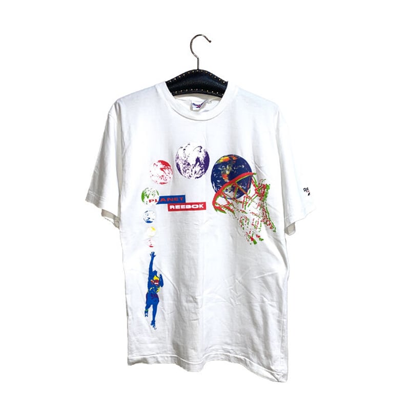USED 90 S PLANET REEBOK T SHIRT KONBINI