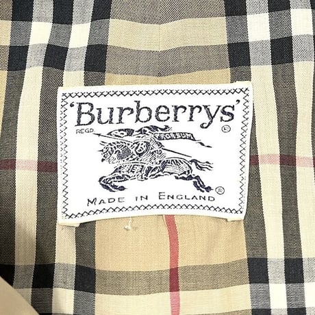 【USED】80'S-90'S BURBERRYS ONE PANEL SLEEVE BALMACAAN COAT MADE IN ENGLAND
