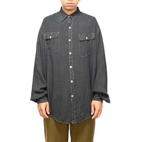【USED】90'S JUNIOR GAULTIER WOOL VISCOSE SHIRT