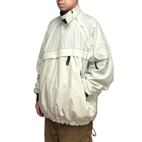 【USED】00's NIKE ACG PULLOVER KAYAK JACKET OFF WHITE