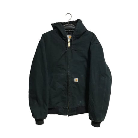 【USED】CARHARTT DUCK LAND HOODED JACKET WITH RICHARD HAMILTON DESIGN