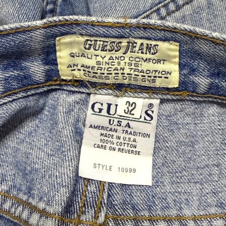 【USED】90's GUESS JEANS Painter Denim shorts