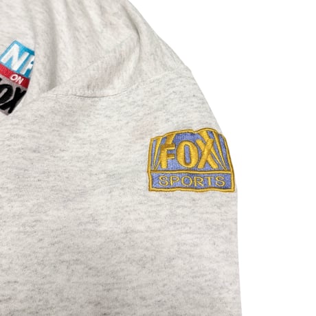 【USED】90's NFL on FOX × FOX SPORTS Embroidered Sweatshirt