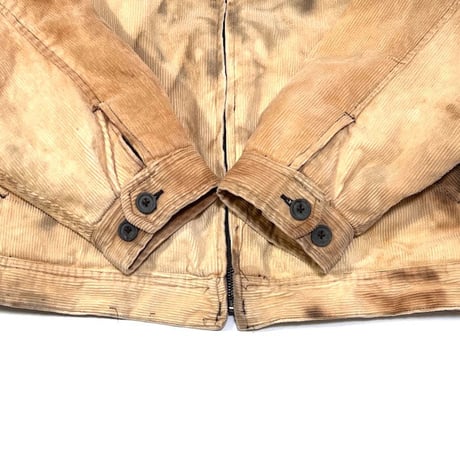 【USED】90'S-00'S OLD GAP BLEACHED CORDUROY ZIP JACKET