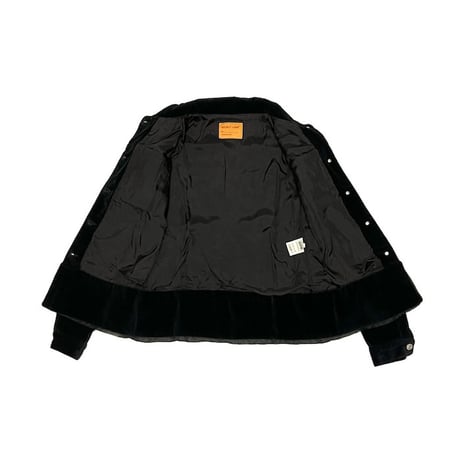 【USED】HELMUT LANG 1997 VELOUR×ORGANDIE TRACKER JACKET