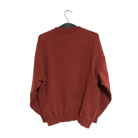 【USED】90'S ADIDAS SWEATSHIRT REDDISH BROWN