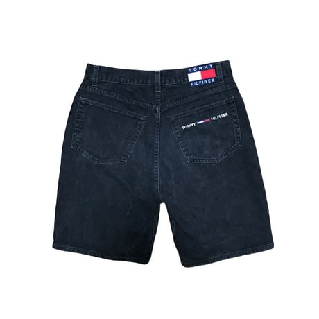 【USED】90'S TOMMY JEANS DENIM SHORTS BLACK