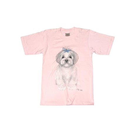 【USED】90'S MALTESE T-SHIRT PINK