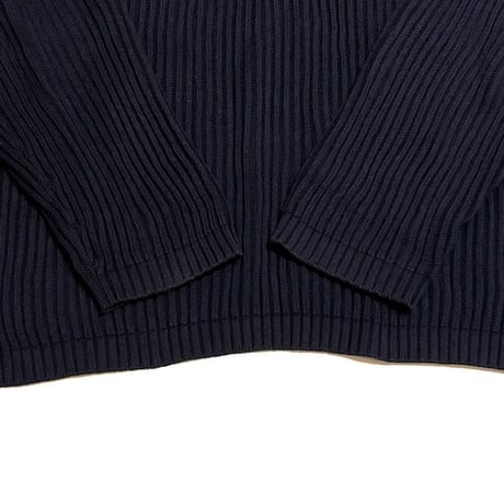 【USED】90'S-00'S J.CREW COTTON RIBBED KNIT SWEATER