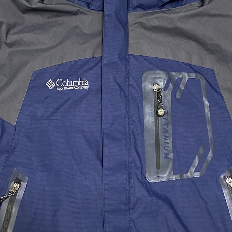 USED】00'S COLUMBIA TITANIUM OMNI TECH MOUNTAIN USED】00'S COLUMBIA TITANIUM OMNI TECH MOUNTAIN