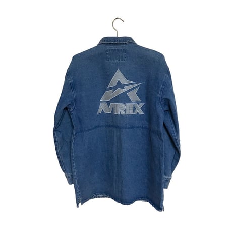 【USED】90'S AVIREX DENIM SHIRT JACKET