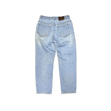 【USED】90'S DKNY JEANS DAMAGED DENIM PANTS