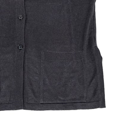 【USED】90'S-00'S MAX MARA WEEKEND LINE S/S LOOSE FIT LINEN CARDIGAN