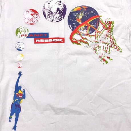 【USED】90'S PLANET REEBOK T-SHIRT