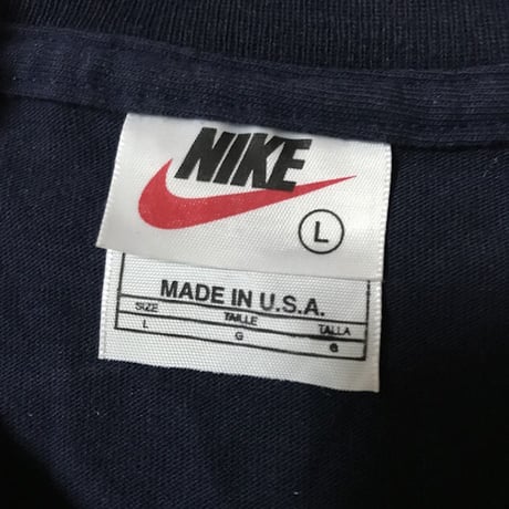 【USED】90'S NIKE SWOOSH ONE POINT T-SHIRT