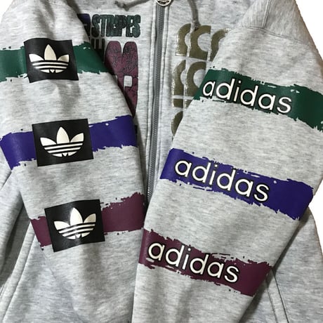 【USED】80'S-90'S ADIDAS OLD SCHOOL SWEAT BOMBER BLOUSON