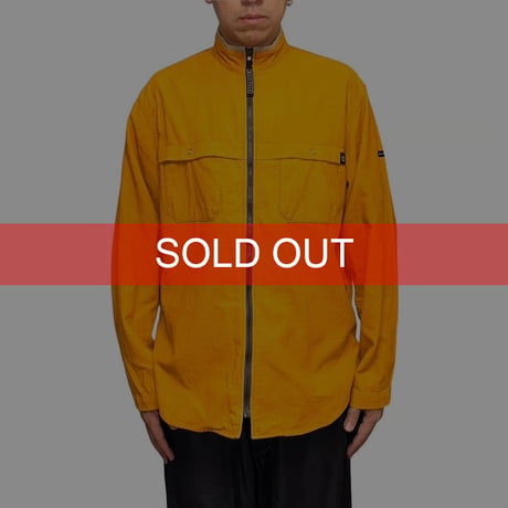 【USED】00's AIRWALK LATTICE CORDUROY ZIP JACKET ORANGE