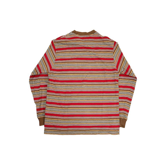 USED】90'S-00'S STUSSY MULTI BORDER L/S T-SHIRT...