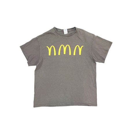 【USED】00'S MCDONALD'S  3-LOGO T-SHIRT