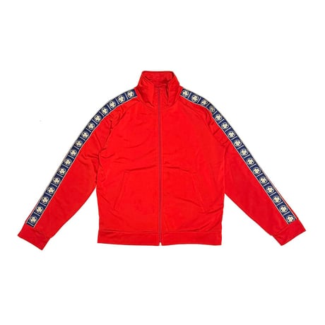 【USED】90's-00's SABOTAGE "Techno Football Tape" Track Top
