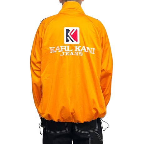 KARLKANIカールカナイスウェットトレーナーxlXLオレンジメンズ長袖Y2K KARLKANIカールカナイスウェットトレーナーxlXLオレンジメンズ