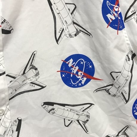 【DEAD STOCK】00'S NASA S/S SHIRT
