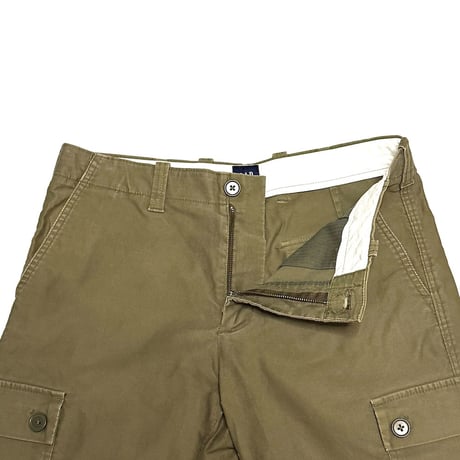 【USED】00's GAP Convertible Roll-Up Cargo Pants Olive