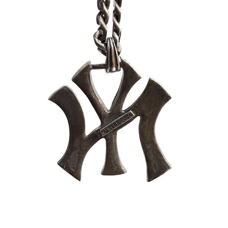 【USED】00'S LB-03 BRASS CHAIN NY NECKLACE