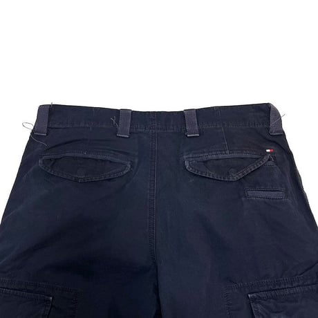 【USED】00'S TOMMY HILFIGER VINTAGE COTTON CARGO PANTS NAVY