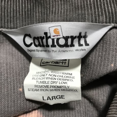 【USED】CARHARTT BLEACHED CORDUROY WORK JACKET