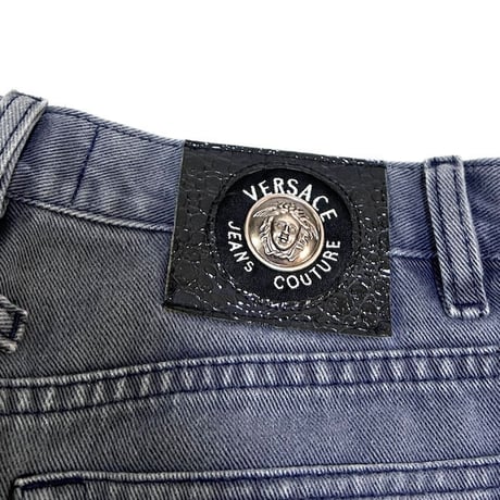 【USED】90'S-00'S VERASCE JEANS DENIM PANTS BLUE GRAY