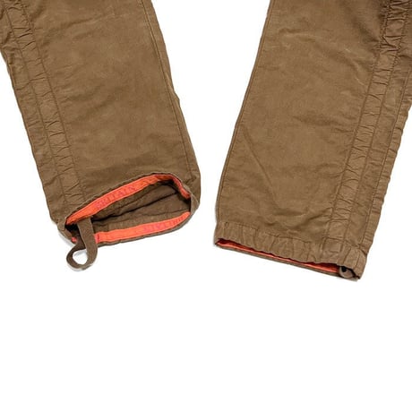 【USED】00'S GRIFFIN COTTON NYLON SIDE GATHER TROUSERS