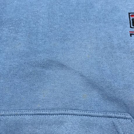 【USED】90'S FILA HOODIE DUSTY BLUE