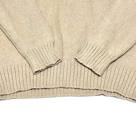 【USED】90's POLO SPORT RALPH LAUREN COTTON LINEN KNIT SWEATER