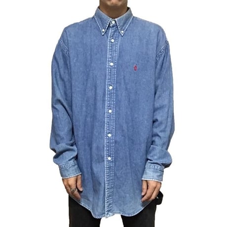 【USED】90'S RALPH LAUREN SHIRT "OUR LADY OF GUADALUPE"