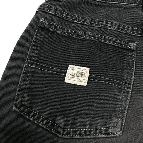 【USED】00'S LEE BLACK DENIM PANTS