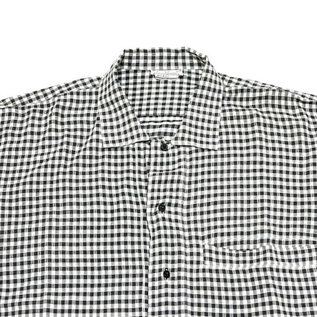【USED】80'S-90'S VERSACE CHECKERED PULLOVER SHIRT