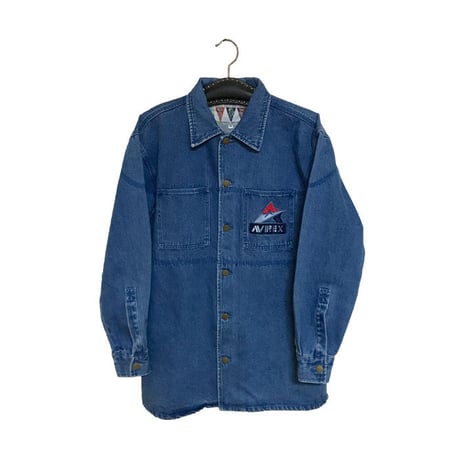 【USED】90'S AVIREX DENIM SHIRT JACKET
