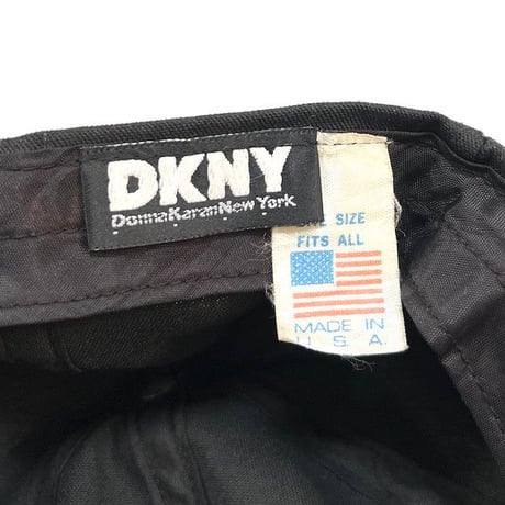 【USED】90'S DKNY LOGO CAP