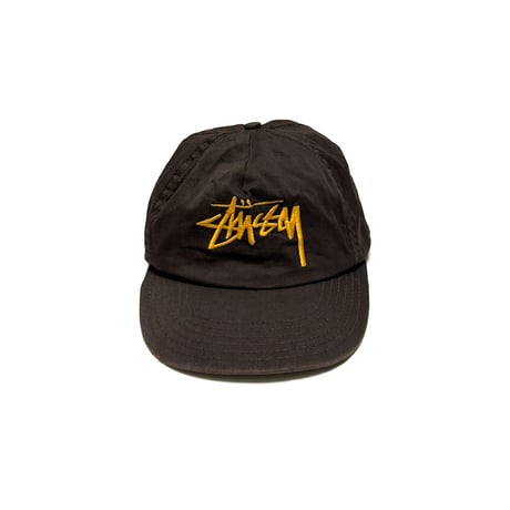 【USED】80's OLD STUSSY LOGO EMBROIDERED CAP
