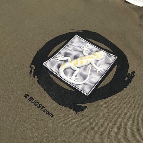 【DEAD STOCK】90'S BUGST.COM PACKED LIZARD T-SHIRT