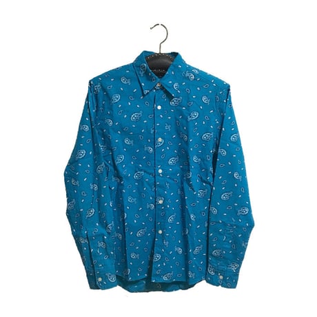 【USED】00'S KIM JONES PAISLEY SHIRT