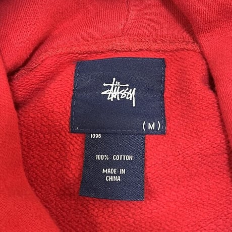 【USED】90'S-00'S STUSSY OVERSIZED HOODIE