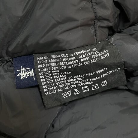 【USED】90'S-00'S STUSSY GOOSE DOWN SHIRT JACKET