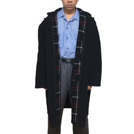 【USED】90'S TOMMY HILFIGER OVERSIZED DUFFLE COAT