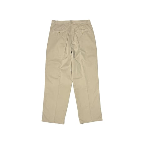 【USED】80's-90's Polo by Ralph Lauren Two-Tuck Chino Trousers Made in USA