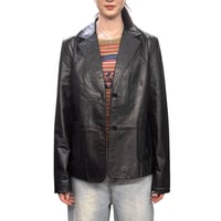 【USED】90's-00's GAP LEATHER BLAZER
